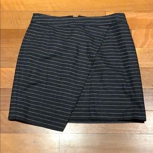 Madewell pinstripe skirt